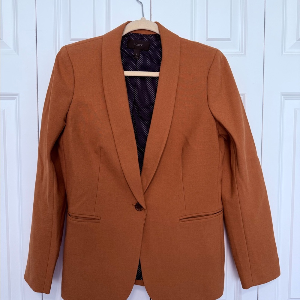 J. Crew Parke Tan Blazer